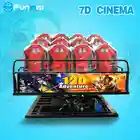 Interactive motion movies system project truck mobile 7d cinema equipment simulator 7d