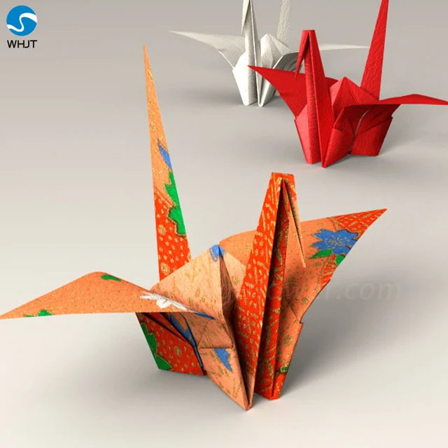 origami crane paper