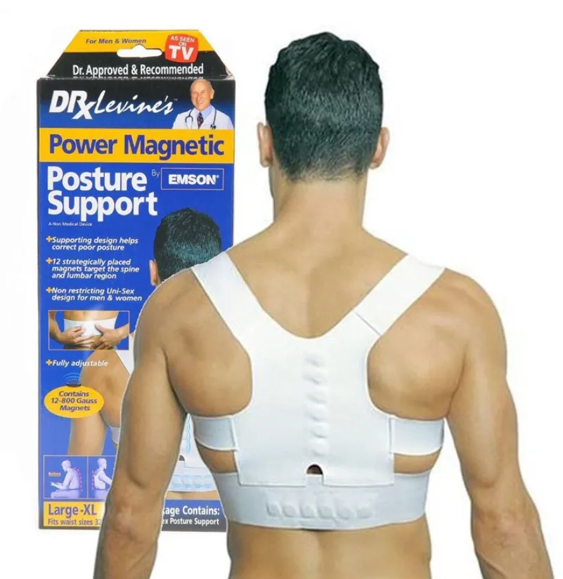Posture Corrector, Adjustable Magnetic Posture Support, Back Support Posture Correction, Black,white
Posture Corrector, Adjustable Magnetic Posture Support, Back Support Posture Correction, Black,white