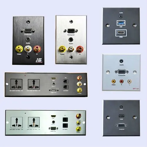 Multimedia Hdmi Vga Wall Usb Socket For Hotel Room Buy Hdmi Vga Wall