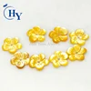 High quality flower shape natural mother of pearl shell carve stone beads