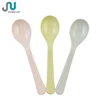Eco-friendly high quality wheat straw small round soup spoon for kids latest version