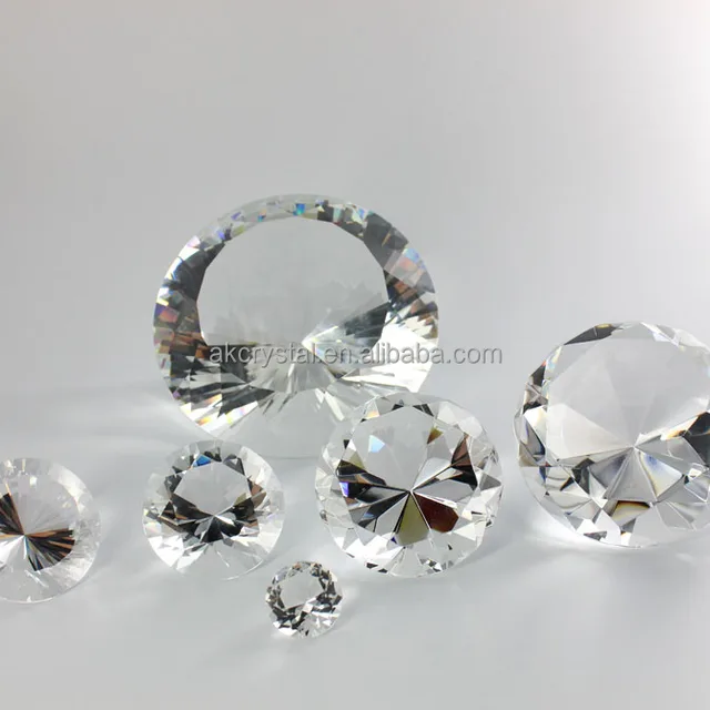 wholesale wedding gifts item decorative large crystal diamonds