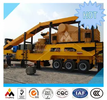 China Top quality mobile rock crusher and screen plant
