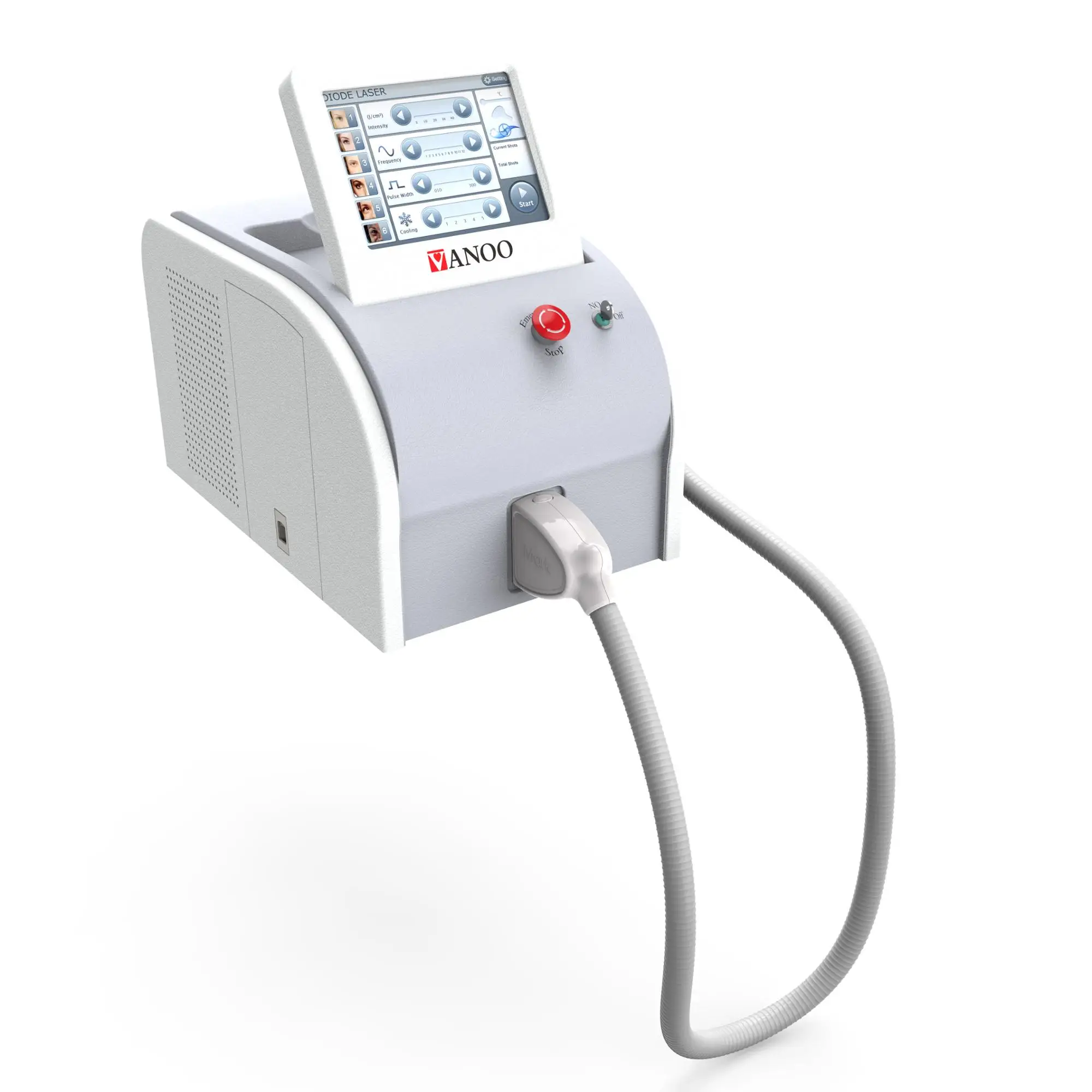 Medical CE MDR TUV Rheinland approval Germany Micro channel Portable  808nm diode laser hair removal machine