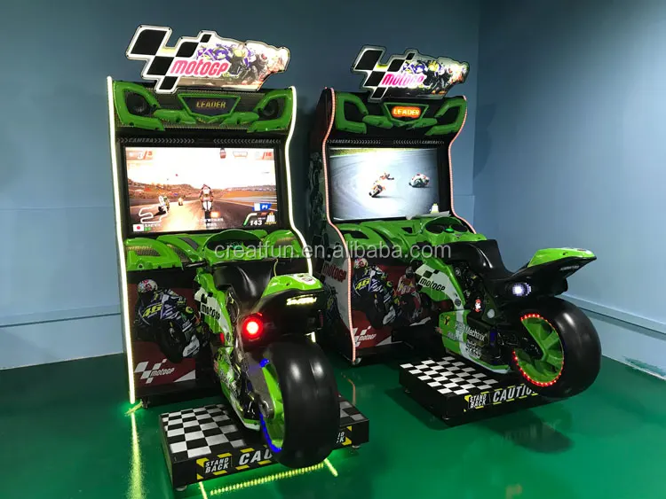 Coin motorcycle simulator race best selling arcade motor racing game machine