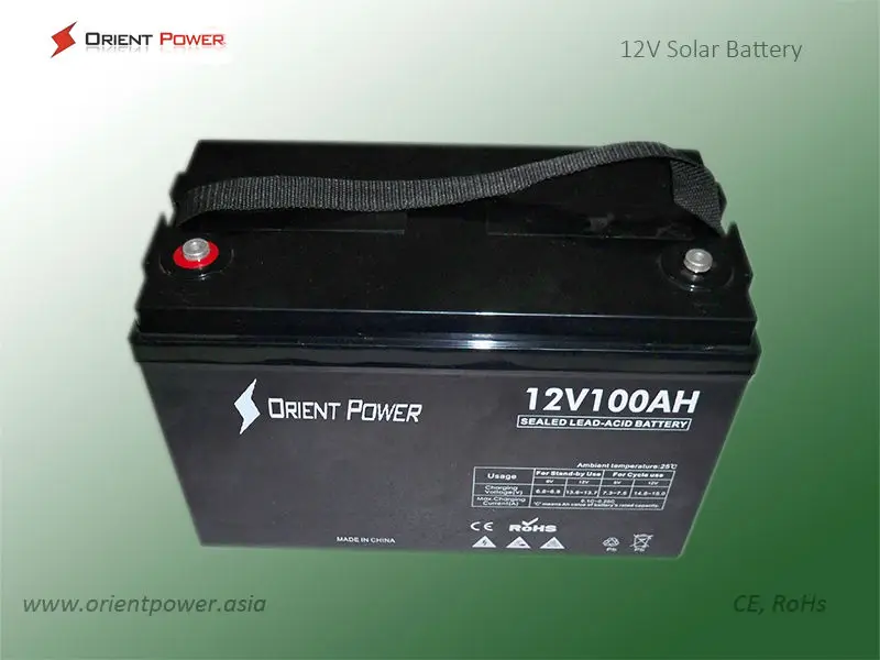Dry Deep cycle battery for off-grid Solar 12V18ah