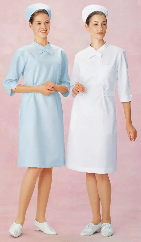 Hospital/blanco o azul enfermera uniforme