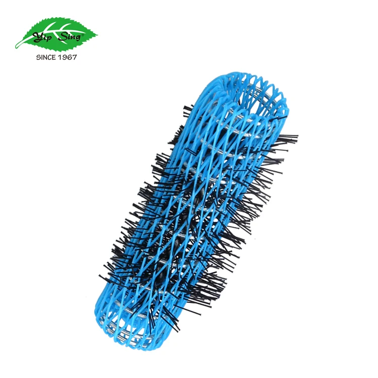 Plastic mesh roller with nylon brush easy and fun to use