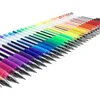 50 Unique glitter neon ink comfort grip color gel pen