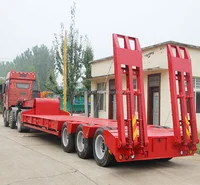 Lowest Price Low Loader Tri Axle