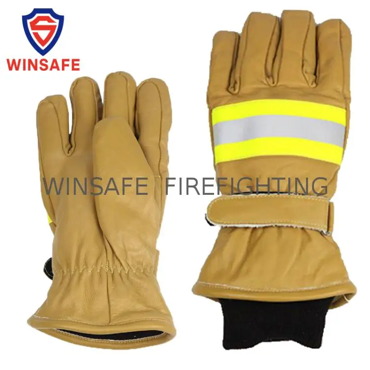 made in china fire fighter gloves