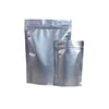 Aluminum foil clear plastic food packaging pouch bag with zipper