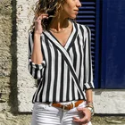 Newest Long Sleeve Tops Ladies Blouse V Neck Women Shirts