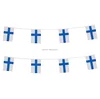 Custom Finland Finnish Finn National Country World String Flags Banner