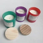 Eco-friendly Popular New style scented candles luxury gift candles frosted glass aromatherapy candle