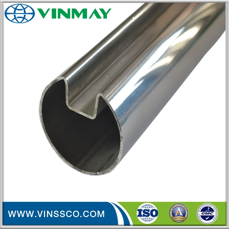 Stainless Steel Slot Welded Tubes Aisi304 For Railing System Buy Slot