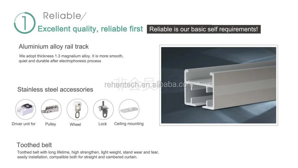 Motorized electric wifi curtain motor wireless smart curtain with rail track support customised logo - ANKUX.COM