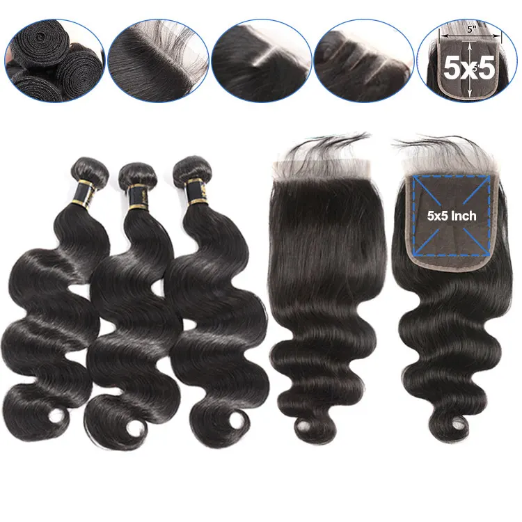 AOSUN Brazilian Body Wave 5*5 Swiss Lace Closure Free/ Middle/ Three Part 8-20 Inch Natural Color Human Hair Lace Closure
AOSUN Brazilian Body Wave 5*5 Swiss Lace Closure Free/ Middle/ Three Part 8-20 Inch Natural Color Human Hair Lace Closure