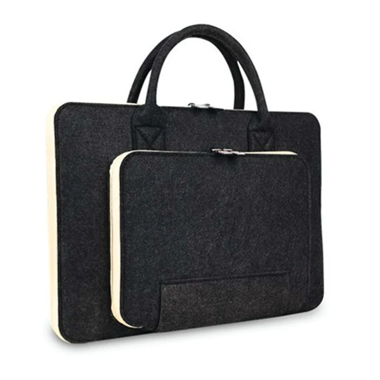 Eco-friendly business gift felt laptop bag for women men Felt Laptop Sleeve Case Leather laptop bag, 43 colors
Eco-friendly business gift felt laptop bag for women men Felt Laptop Sleeve Case Leather laptop bag, 43 colors