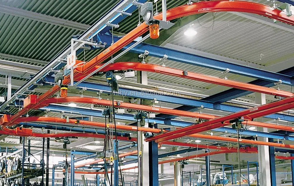 Manufacturer Supply workstation Crane KBK Light Crane System for warehouse workshop KBK Track Rail