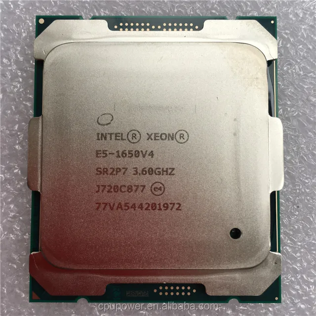 intel xeon cpu e5-1650v4 6 cores server processor sr2pf