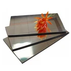 Unique Excellent Lightweight Mirror Aluminum Composite Sheet fireproof acp facade panel