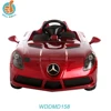 Licensed Mercedes Benz SLR 12v big kids ride on car with leather seat music and light 2.4G RC EVA wheel toy WDDMD158