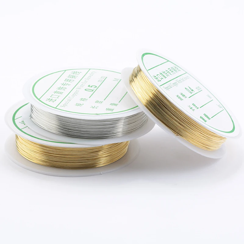 Wholesale Much Size Gold Silver Styling Making Jewelry Copper Wire Components, Gold and sivler copper wire
Wholesale Much Size Gold Silver Styling Making Jewelry Copper Wire Components, Gold and sivler copper wire