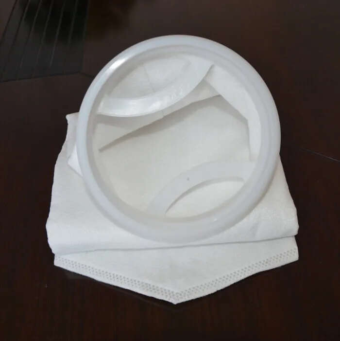 7x32 polypropylene filter bags with plastic ring