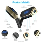 Car Hands-free Car Charger Bluetooth Hands-free Mp3 Music Player Car Fm Transmitter