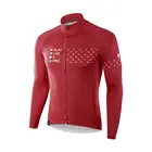Autumn & Winter Cycling Thermal Jacket Black and Red Windproof Cycling Wear
