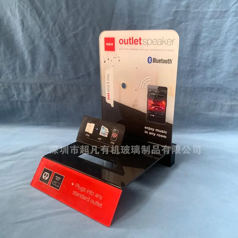 Bluetooth speaker acrylic display with LED light - ANKUX.COM