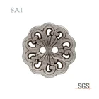 Wholesale 2-Holes Fashion Silver Metal Snap Button