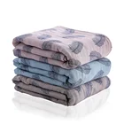 Hot sale 100% cotton four layer thick golden bear sensory blankets