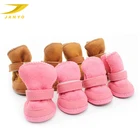 High quality berber fleece warm pet shoes