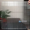 China suppliers interior decoration clear reeded glass