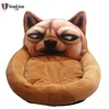 Sanlian factory wholesale pet shop hot sell small dog cat products 3D pattern pet cat bed