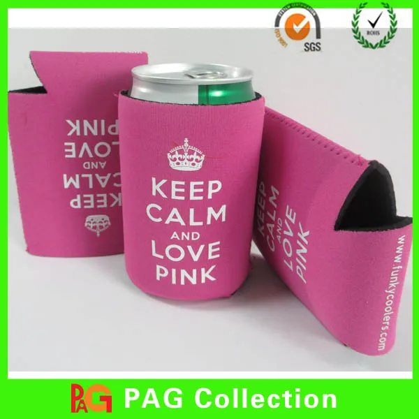 wholesale custom logo printing general neoprene beer can cooler