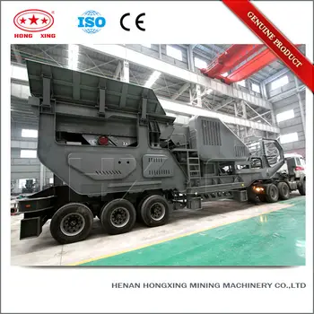 Hot sale efficient widely used mobile rock crusher