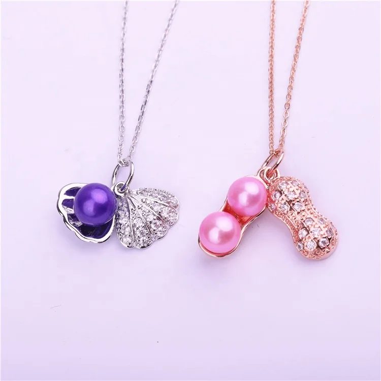 925 Silver Freshwater Pearl Peanut Shell Pendant Necklace 34 COLOR With Chain For Women Free Shipping
925 Silver Freshwater Pearl Peanut Shell Pendant Necklace 34 COLOR With Chain For Women Free Shipping