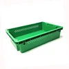 High quality Dislocation Nestable Colored Plastic Milk Crates for sale