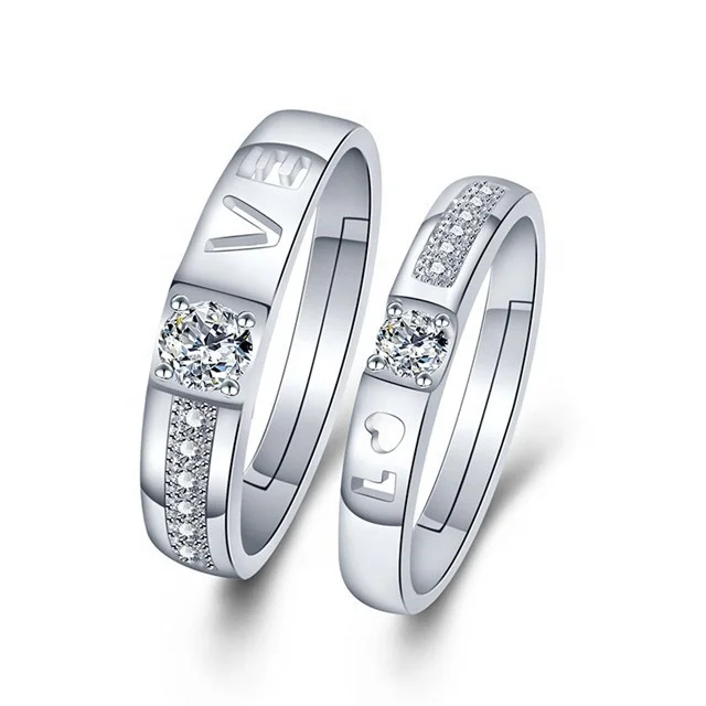 New Fashion Fine Jewelry Adjustable Dense Inlaid Zircon Wedding Lover's Ring For Women Men
New Fashion Fine Jewelry Adjustable Dense Inlaid Zircon Wedding Lover's Ring For Women Men