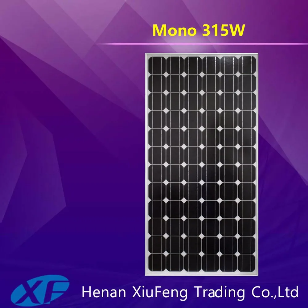 hot sale & high quality 300W 24v Solar Panel Monocrystalline Silicon Material with TUV CE certification for Grenada