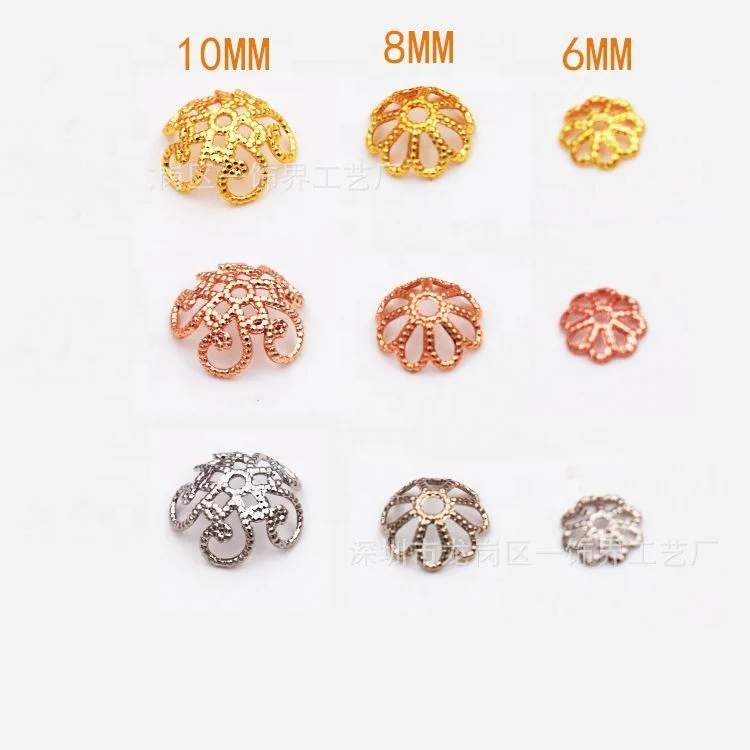 Y0062 Copper Metal DIY Jewelry Findings Gold Rose Gold Flower Torus End Caps Bead Caps
Y0062 Copper Metal DIY Jewelry Findings Gold Rose Gold Flower Torus End Caps Bead Caps