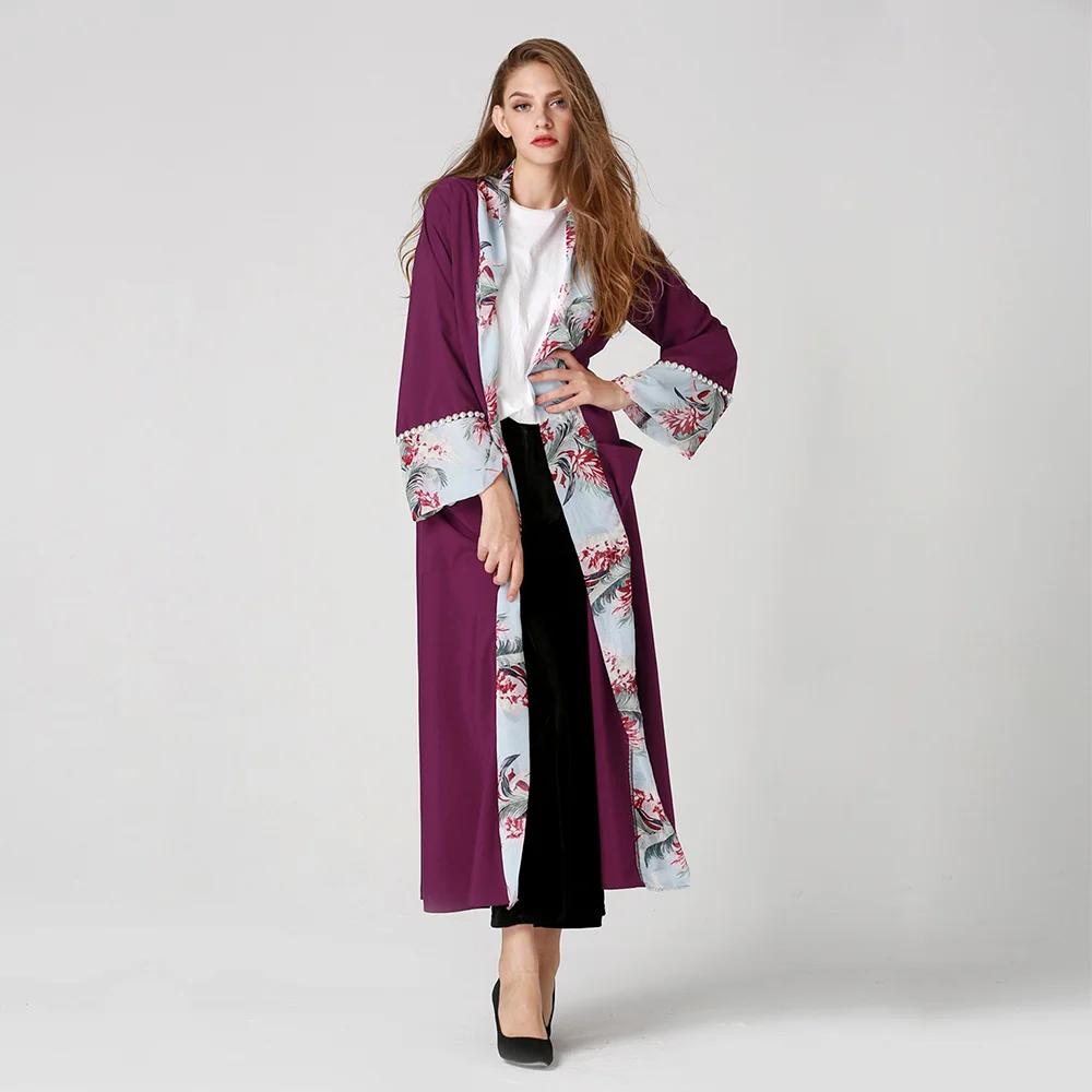Zakiyyah 7010 Summer Chiffon Dresses Kimono Print Abaya With Flower Patterns Pearl Sleeve Decoration For Women, Picture
Zakiyyah 7010 Summer Chiffon Dresses Kimono Print Abaya With Flower Patterns Pearl Sleeve Decoration For Women, Picture