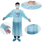 Anti Blood Disposable Medical Clothing CPE Gown For Hospital Surgical Operation