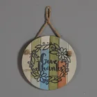 Wall Art Hanging Hanging Wood Art Mayco Modern Wooden Board Painting Wood Wall Art Hanging Rope Wood Slice Art