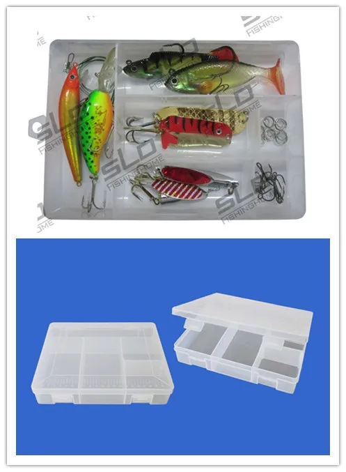 釣りスピンルアー餌キットでアクセサリー付きプラスチックボックス仕入れ・メーカー・工場