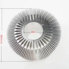 90*32mm Round Aluminum Alloy Heatsinks Led Amplifier Heatsink